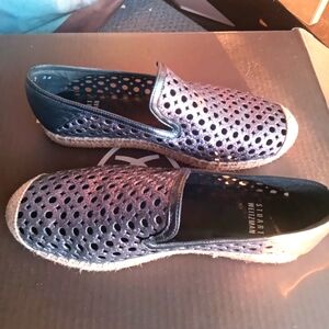 Stuart Weitzman Glittery Espadrille Shoes Size 5.5